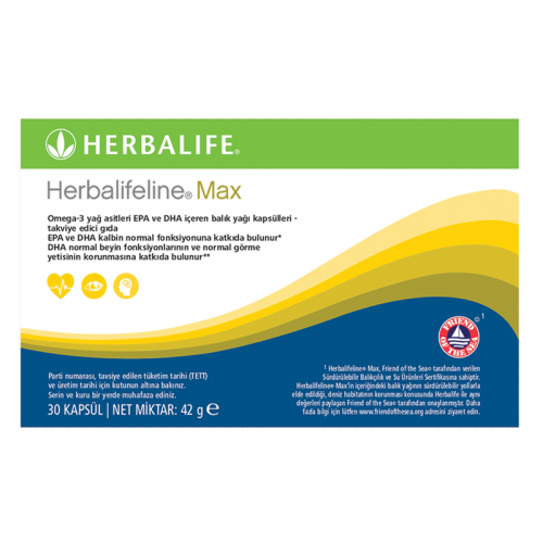 herbalife ürünleri Herbalifeline® Max - Omega 3 Balık Yağı