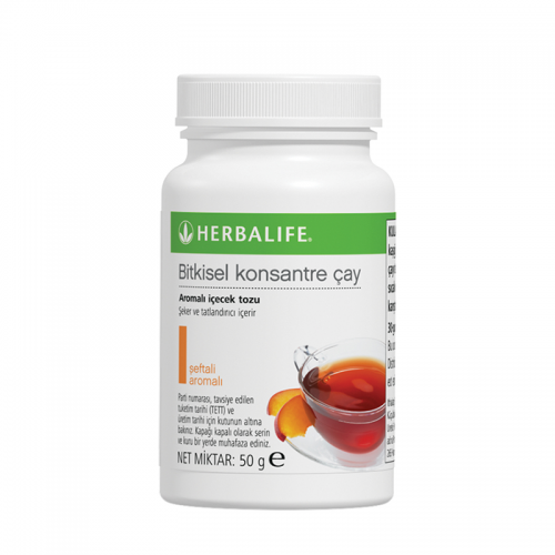 herbalife ürünleri Herbalife Bitkisel Konsantre Çay 50gr - Şeftali Aromalı
