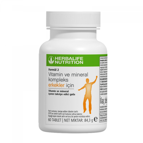 herbalife ürünleri Herbalife Formül 2 Vitamin ve Mineral Erkekler İçin