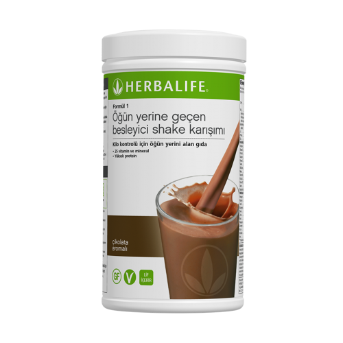 herbalife ürünleri Herbalife Formül 1 Shake Çikolata Aromalı