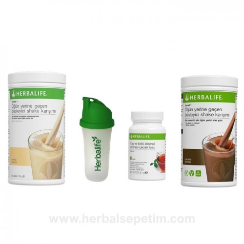 herbalife kilo kontrol programı, formül 1 shake ve bitkisel konsantre çay, dengeli beslenme ve kilo kontrol